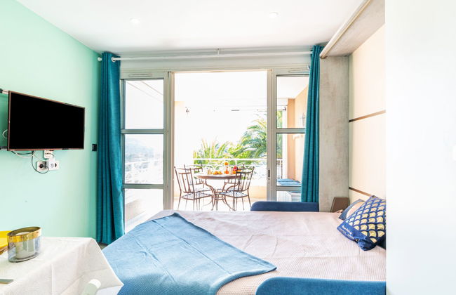 Apartment mit 1 Schlafzimmer in Saint-Raphaël mit schwimmbad und garten - Foto 10