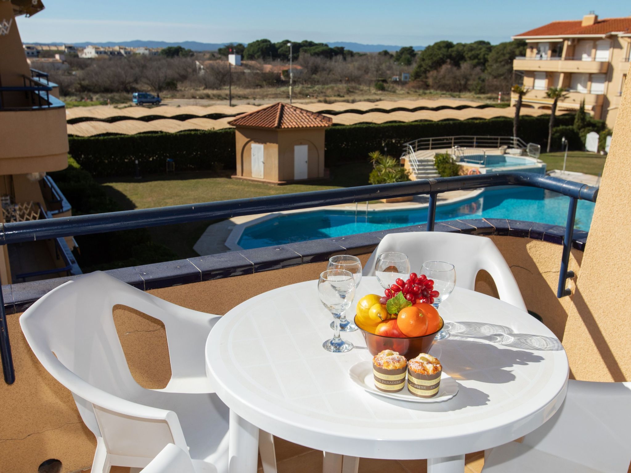Foto 2 - Apartamento de 1 habitación en Torroella de Montgrí con piscina y vistas al mar