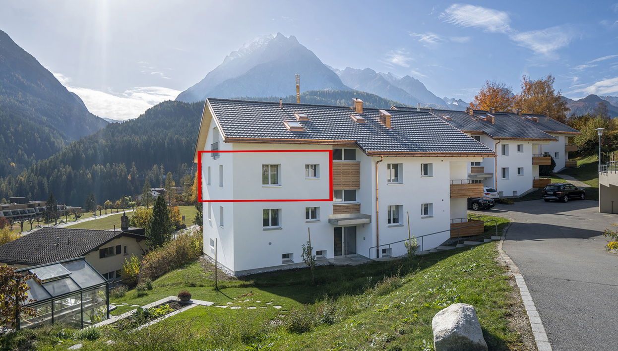 Apartment mit 1 Schlafzimmer in Scuol - Foto 1