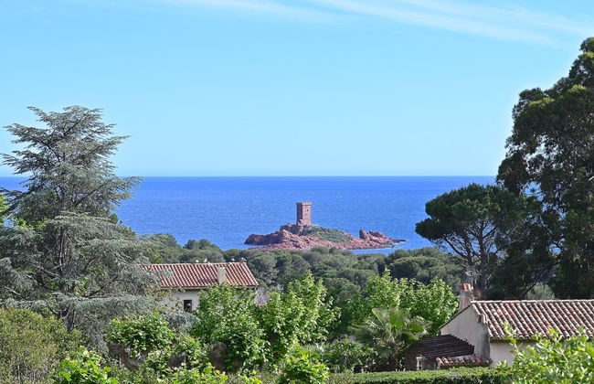 Apartamento de 1 quarto em Saint-Raphaël com piscina e jardim - Foto 41