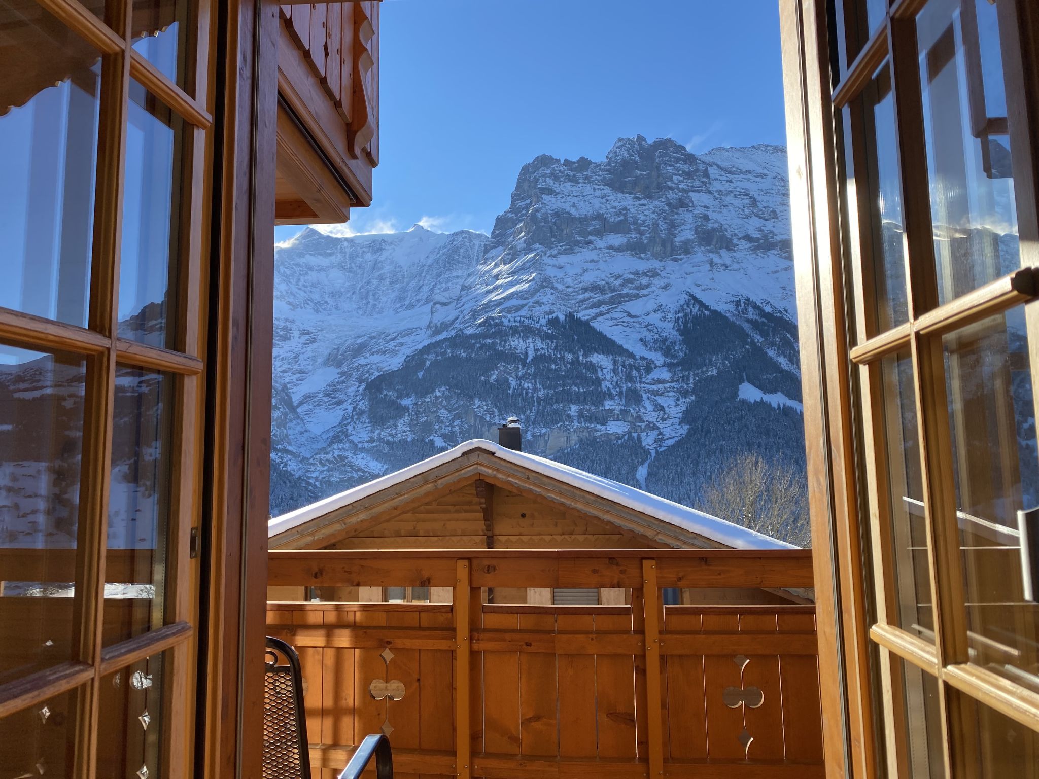 Foto 1 - Apartment mit 3 Schlafzimmern in Grindelwald mit blick auf die berge