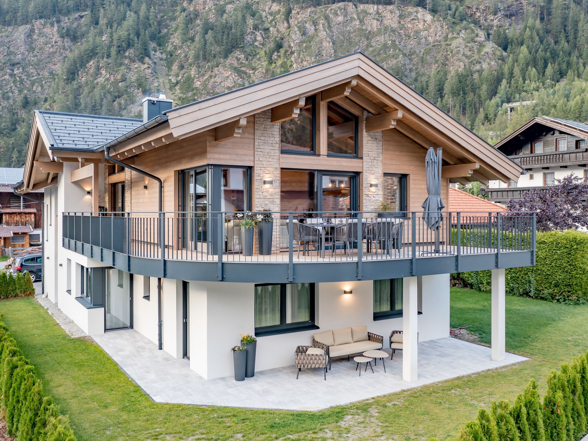 Foto 1 - Haus mit 4 Schlafzimmern in Längenfeld mit garten und blick auf die berge