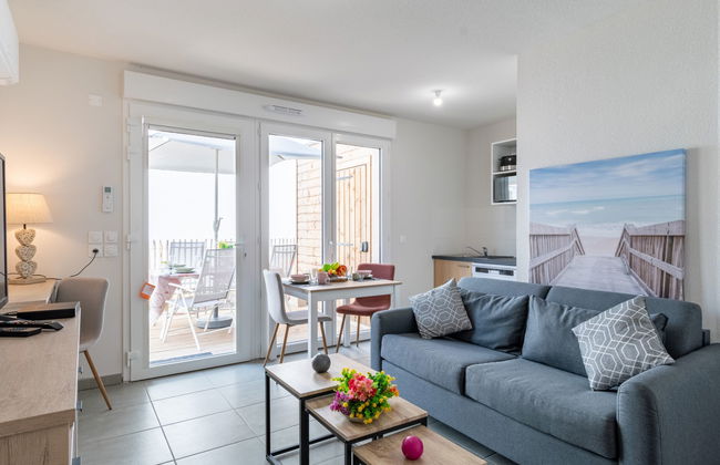 Apartamento de 2 quartos em Mimizan com piscina e terraço - Foto 2