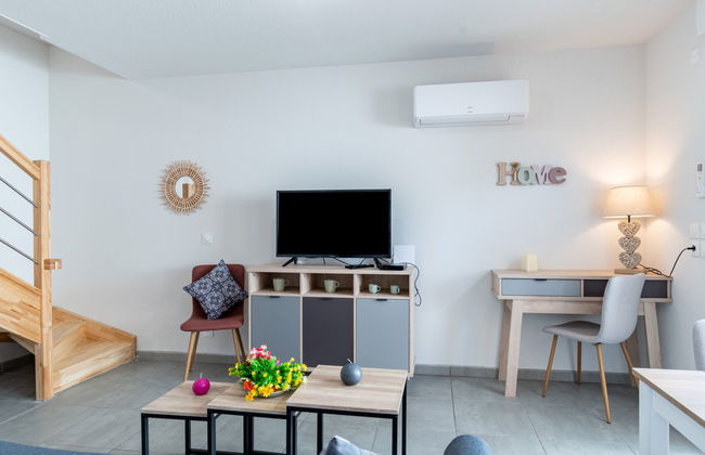 Apartamento de 2 quartos em Mimizan com piscina e terraço - Foto 8