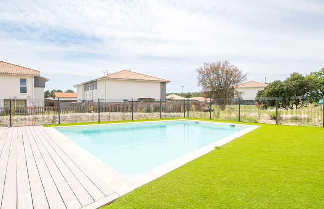 Apartamento de 2 quartos em Mimizan com piscina e terraço - Foto 17