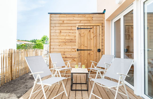 Apartamento de 2 quartos em Mimizan com piscina e terraço - Foto 14
