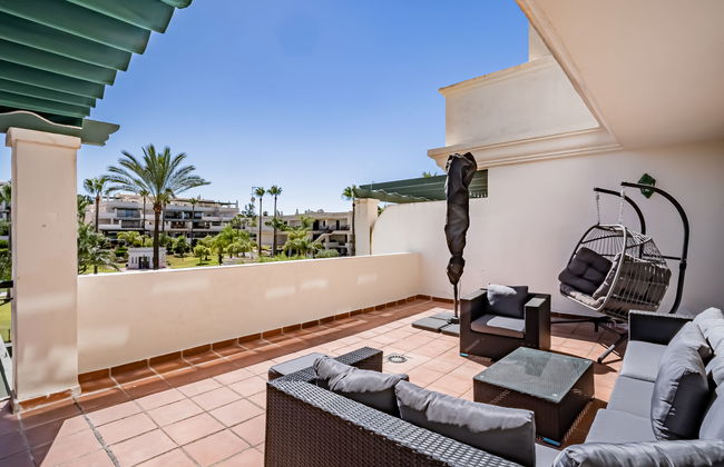 Apartamento de 3 quartos em Marbella com piscina e jardim - Foto 11