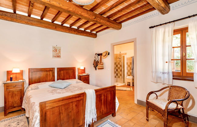 Apartamento de 2 quartos em Paciano com piscina e jardim - Foto 9
