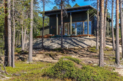 Foto 1 - Casa de 2 habitaciones en Inari con sauna y vistas a la montaña