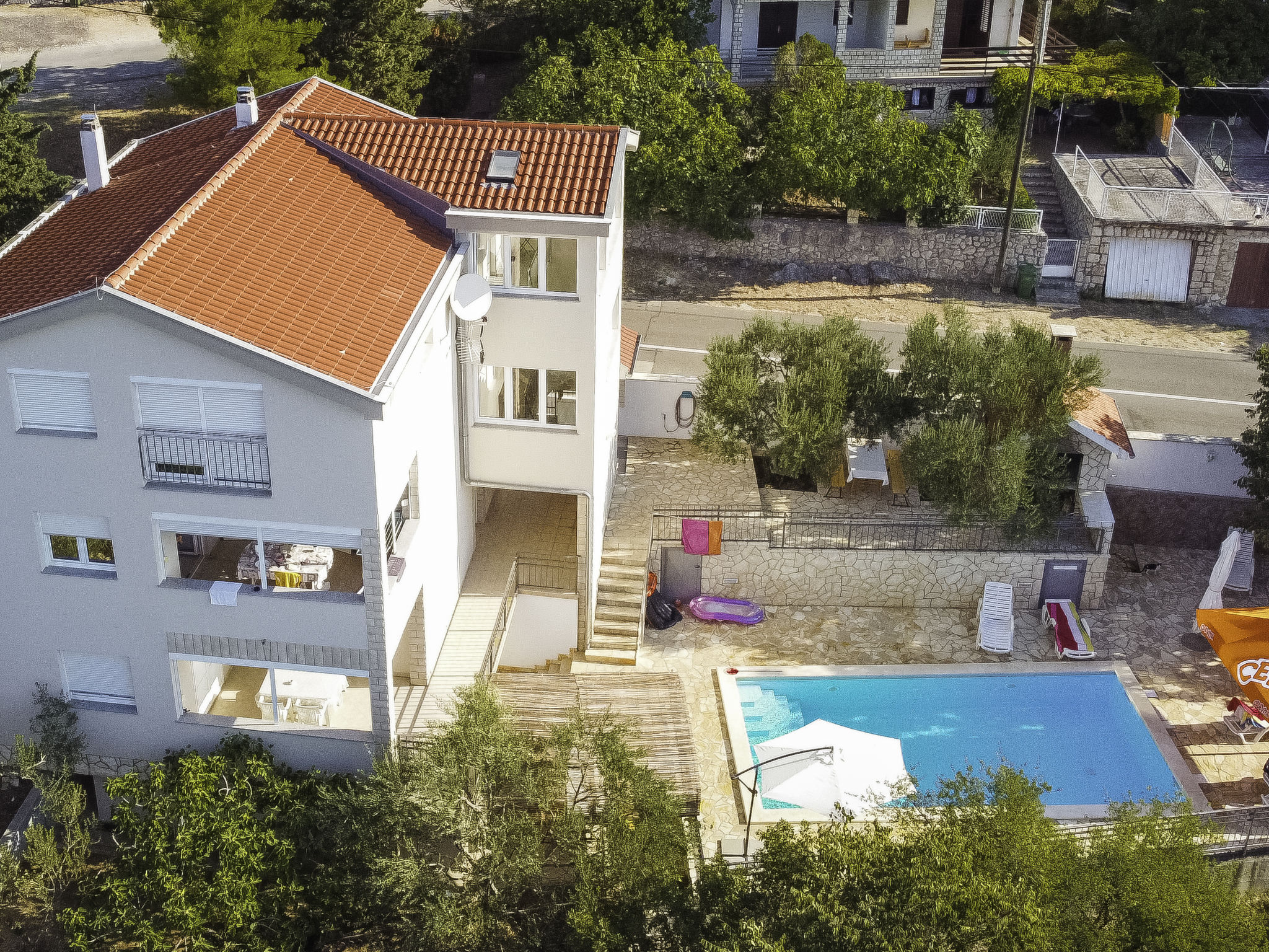 Photo 12 - Maison de 7 chambres à Jasenice avec piscine privée et vues à la mer