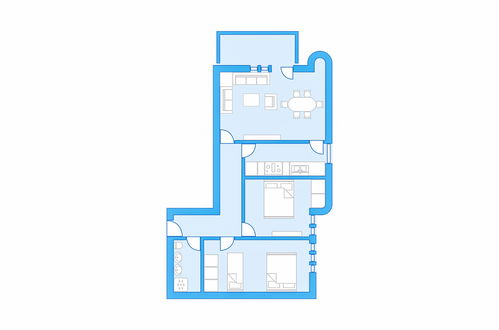 Foto 15 - Apartamento de 2 habitaciones en Davos con jardín