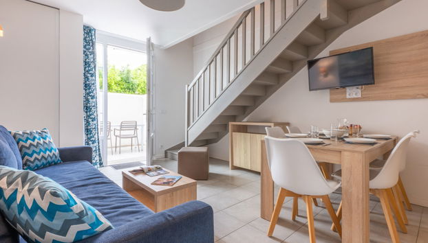 Apartment mit 2 Schlafzimmern in Rivedoux-Plage mit schwimmbad und terrasse - Foto 5