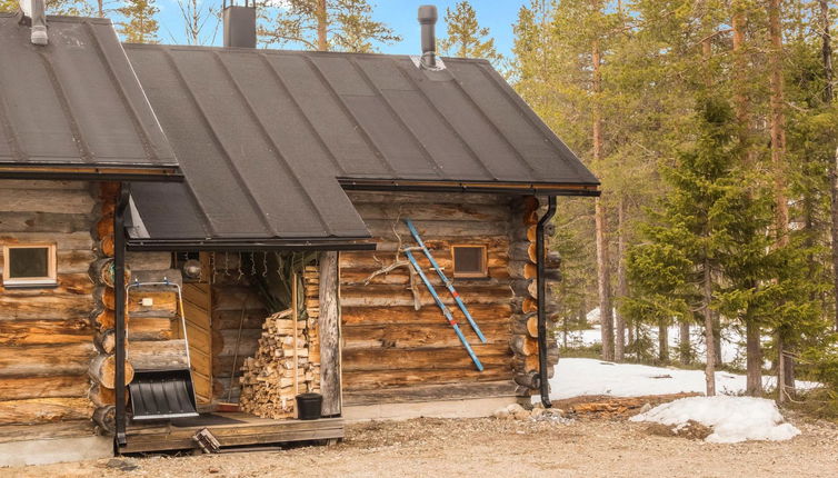 Foto 1 - Casa de 1 habitación en Kittilä con sauna y vistas a la montaña