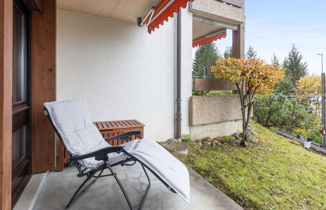 Apartamento de 1 quarto em Lauterbrunnen com terraço - Foto 8
