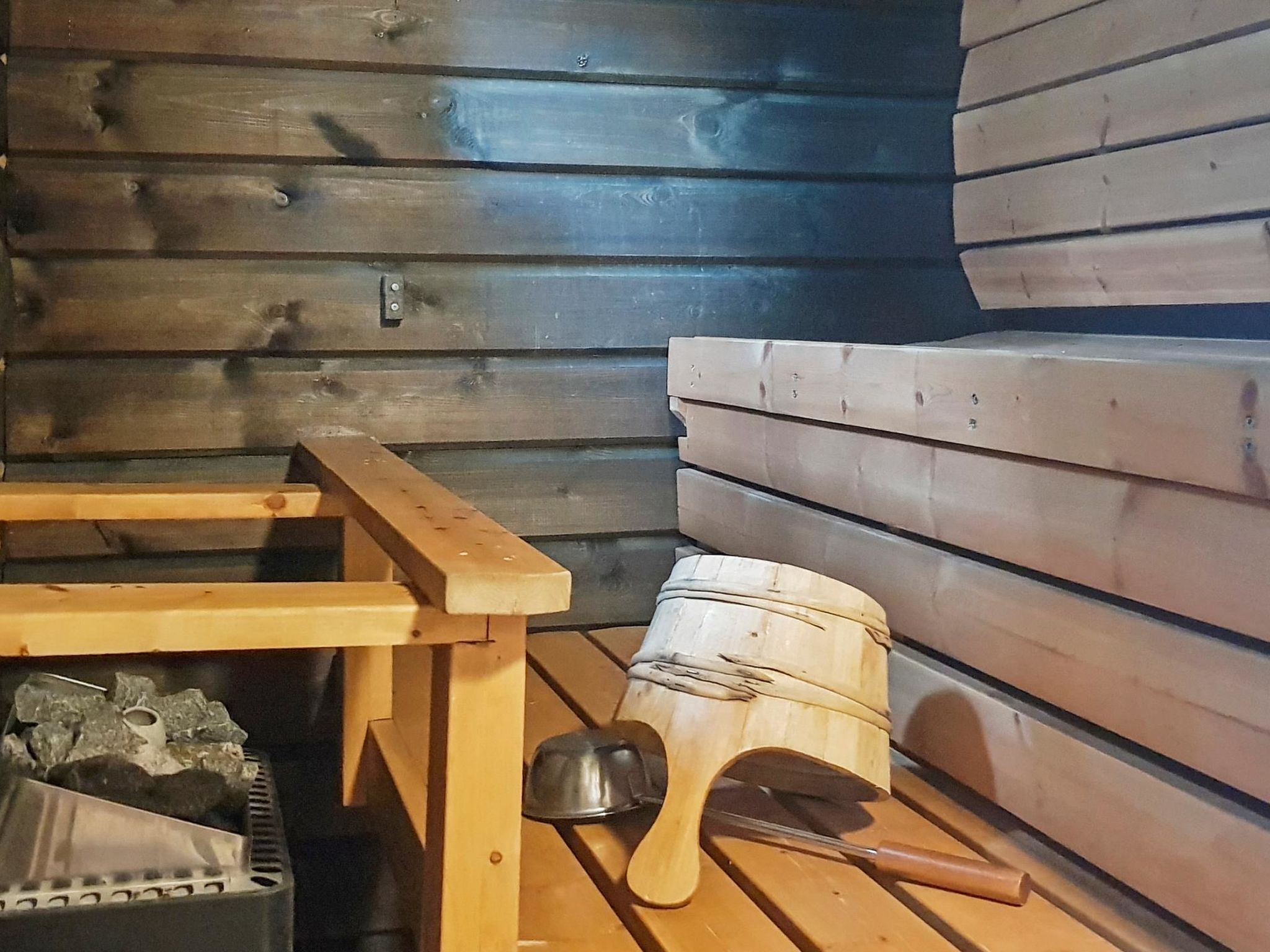 Foto 10 - Haus mit 1 Schlafzimmer in Kuusamo mit sauna und blick auf die berge
