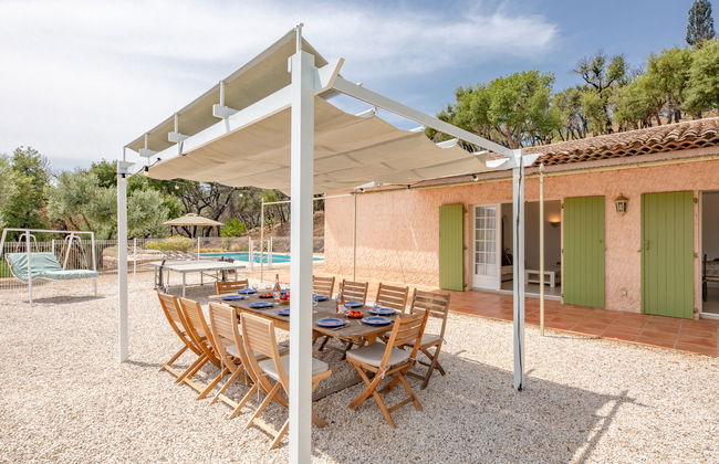 Casa de 6 quartos em Grimaud com piscina privada e jardim - Foto 22