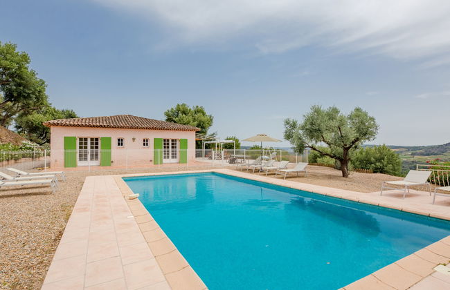 Casa de 6 quartos em Grimaud com piscina privada e jardim - Foto 24