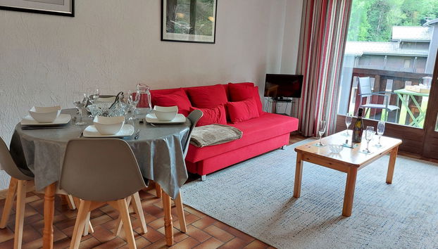 Apartment mit 2 Schlafzimmern in Saint-Gervais-les-Bains mit schwimmbad und terrasse - Foto 4