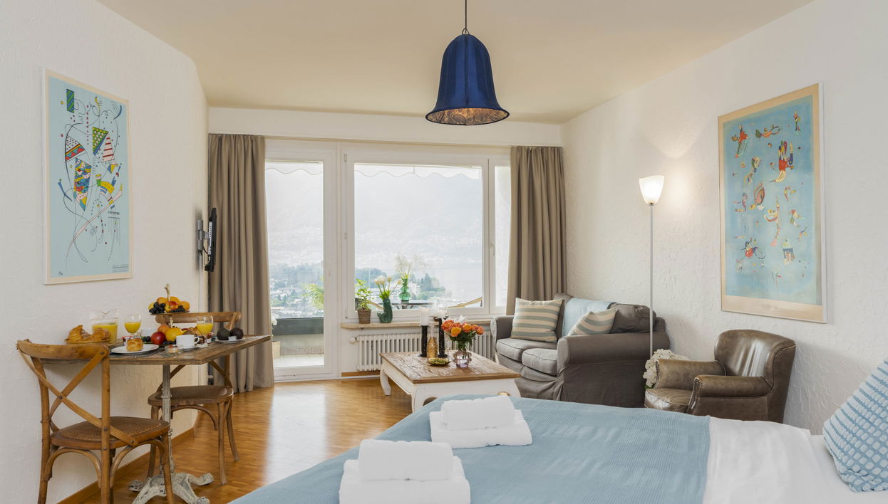 Apartment mit 1 Schlafzimmer in Ascona - Foto 1