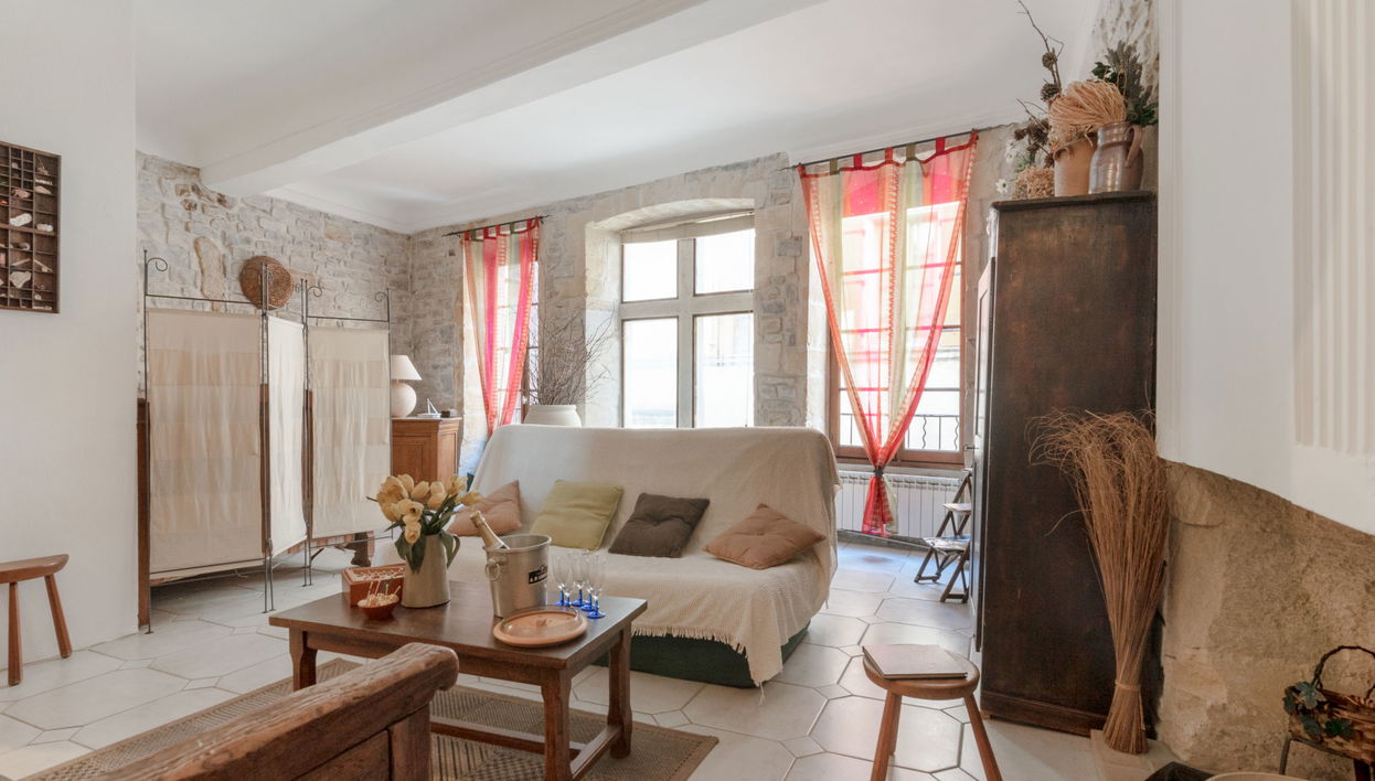 Apartamento de 2 quartos em Calvisson com terraço - Foto 1