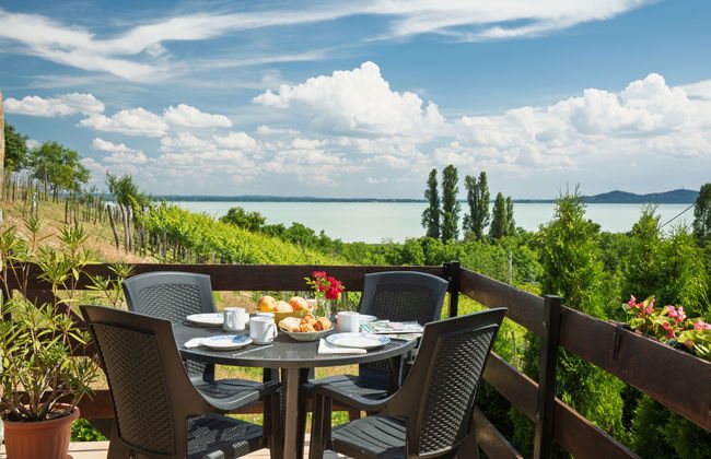 Casa de 3 quartos em Ábrahámhegy com jardim e terraço - Foto 1