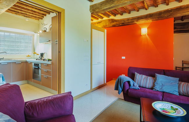 Apartamento de 2 quartos em Capannori com piscina privada e jardim - Foto 8
