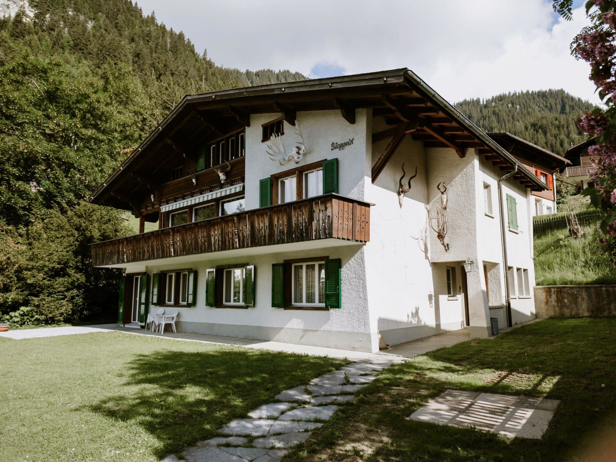 Photo 1 - Appartement de 5 chambres à Adelboden avec jardin