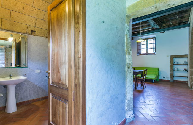 Apartamento de 1 quarto em Sorano com piscina e jardim - Foto 15