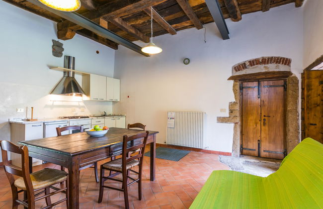 Apartamento de 1 quarto em Sorano com piscina e jardim - Foto 7