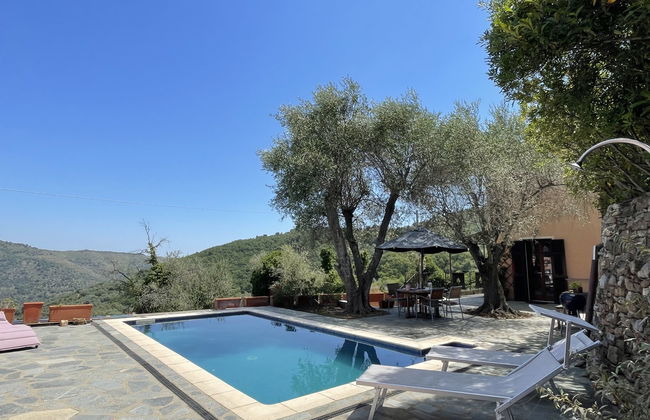 Casa de 3 quartos em Pietrabruna com piscina privada e jardim - Foto 16