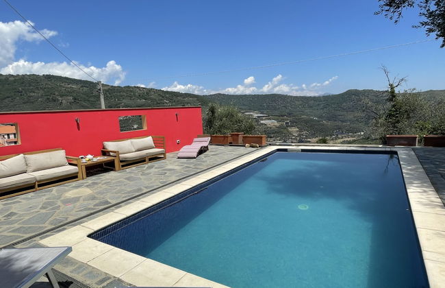 Casa de 3 quartos em Pietrabruna com piscina privada e jardim - Foto 5