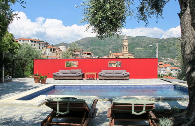Casa de 3 quartos em Pietrabruna com piscina privada e jardim - Foto 13