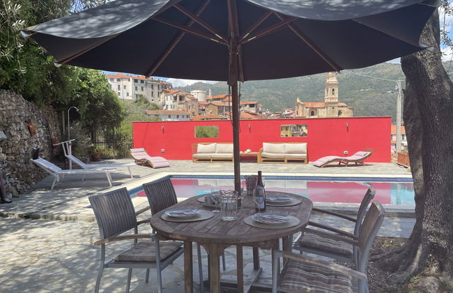 Casa de 3 quartos em Pietrabruna com piscina privada e jardim - Foto 14