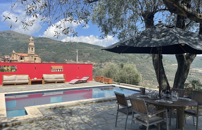 Casa de 3 quartos em Pietrabruna com piscina privada e jardim - Foto 1