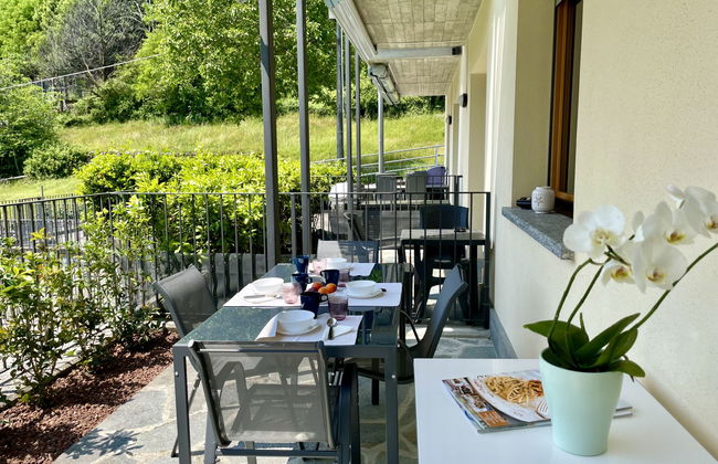 Apartamento de 2 quartos em Trezzone com piscina e jardim - Foto 24