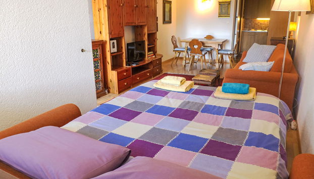 Apartamento de 1 quarto em Crans-Montana com piscina e terraço - Foto 2