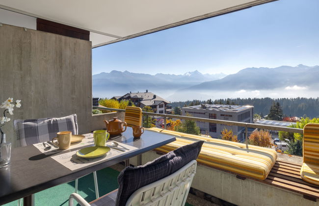 Apartamento de 1 quarto em Crans-Montana com piscina e sauna - Foto 17