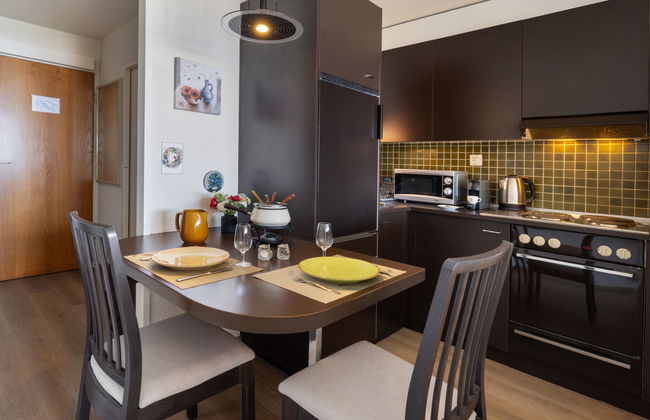 Apartamento de 1 quarto em Crans-Montana com piscina e sauna - Foto 9