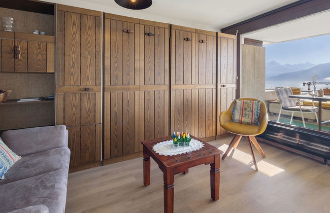 Apartamento de 1 quarto em Crans-Montana com piscina e sauna - Foto 7