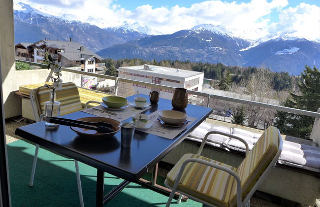 Apartamento de 1 quarto em Crans-Montana com piscina e sauna - Foto 21