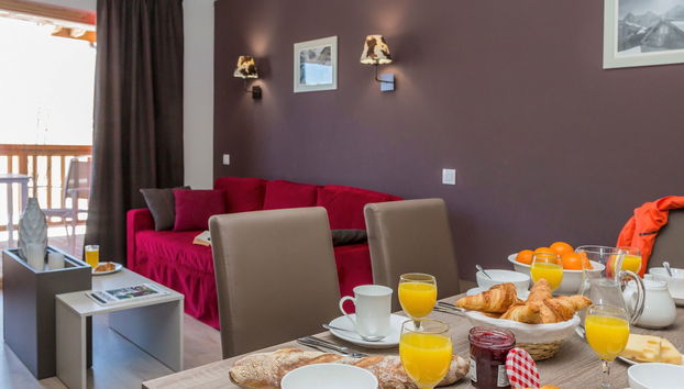 Apartment mit 3 Schlafzimmern in La Plagne Tarentaise mit schwimmbad und terrasse - Foto 4
