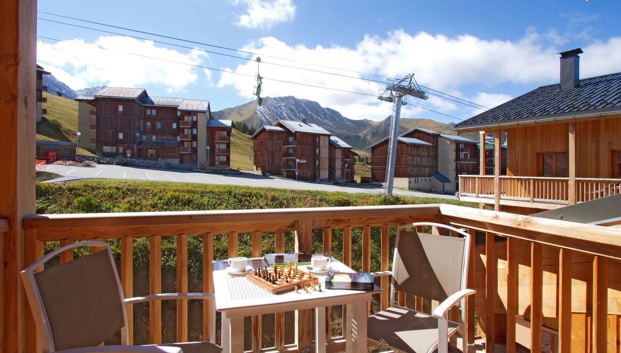 Apartamento de 2 quartos em La Plagne Tarentaise com piscina e terraço - Foto 1