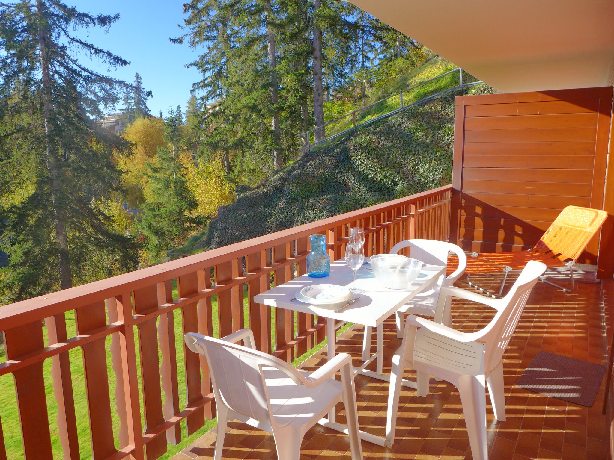 Foto 1 - Apartamento de 1 habitación en Crans-Montana con vistas a la montaña