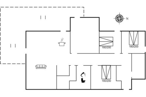 Foto 24 - Casa con 3 camere da letto a Knebel con terrazza