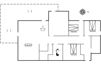 Photo 2 - Maison de 3 chambres à Knebel avec terrasse