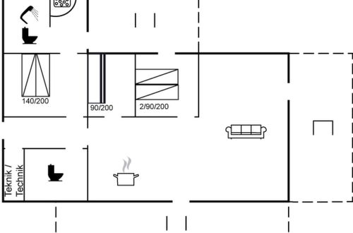 Foto 2 - Casa de 3 quartos em Sæby com terraço e banheira de hidromassagem