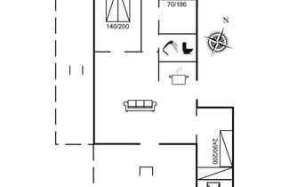 Foto 2 - Casa de 3 quartos em Gedser com terraço