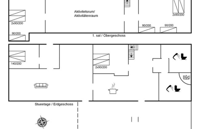 Casa de 4 quartos em Thyholm com terraço e banheira de hidromassagem - Foto 2