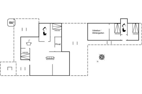 Foto 2 - Casa con 2 camere da letto a Otterup con terrazza e vasca idromassaggio