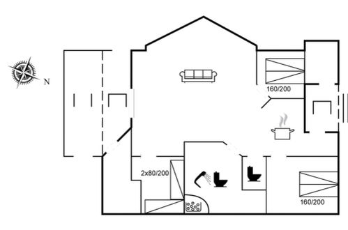 Foto 27 - Casa con 3 camere da letto a Sjællands Odde con terrazza